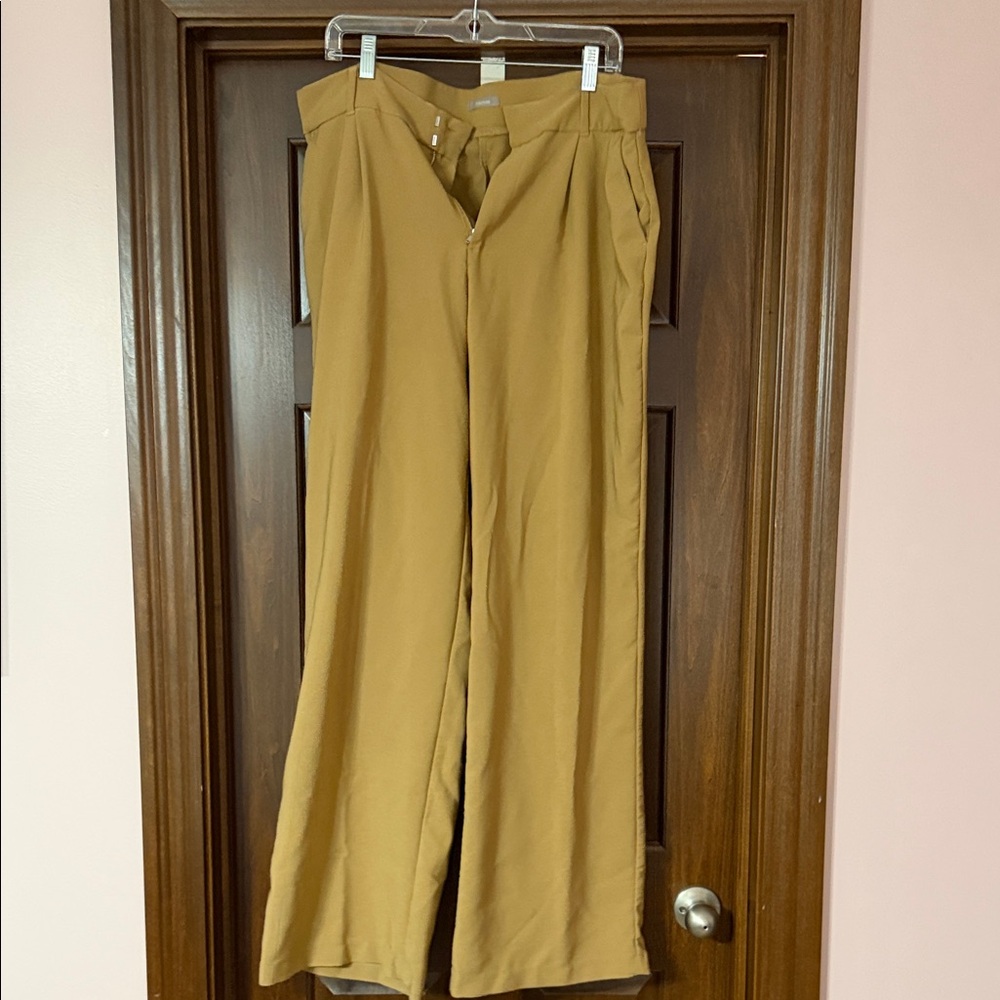 Maurices Camel Wide-Leg Pants